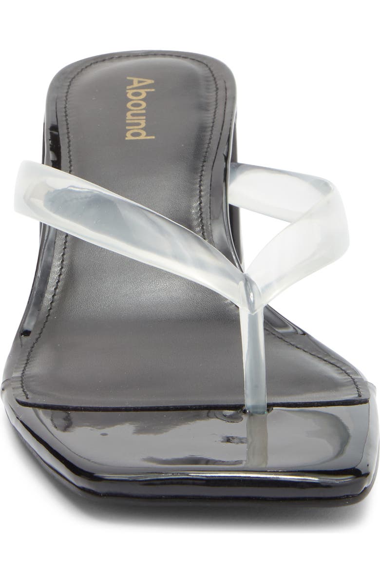 Abound Blayne Block Heel Sandal, Alternate, color, Clear/ Black
