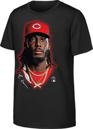 Outerstuff Youth Outerstuff Elly De La Cruz Black Cincinnati Reds Headliner T-Shirt