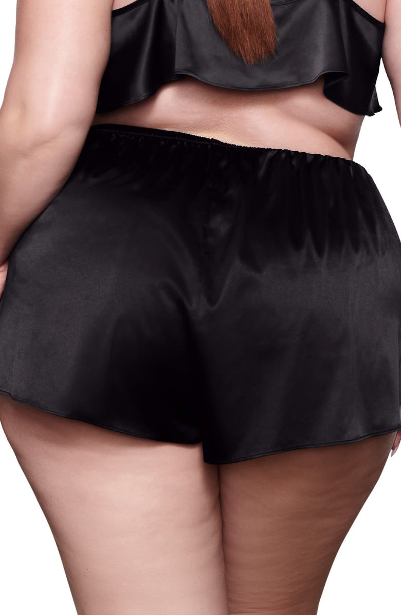 SKIMS Shine Satin Lounge Shorts, Alternate, color, 