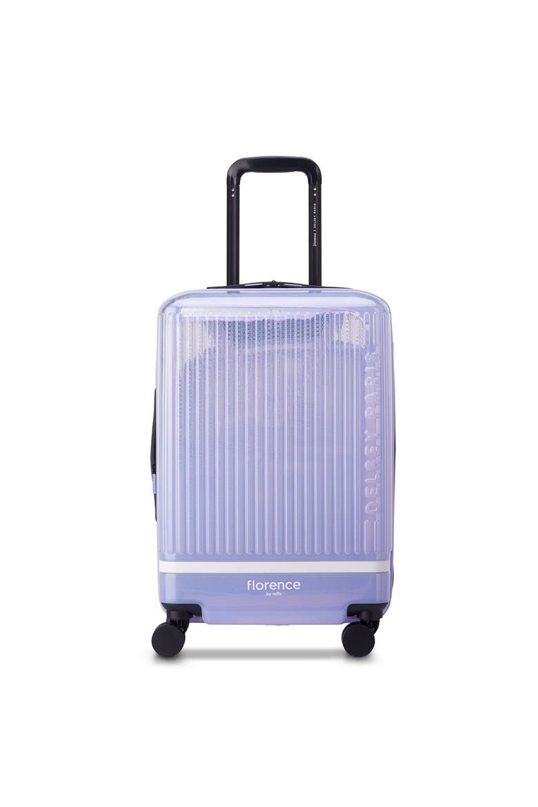 Gotta Glow Expandable 20" Carry-On Spinner, Main, color, Translucent Purple