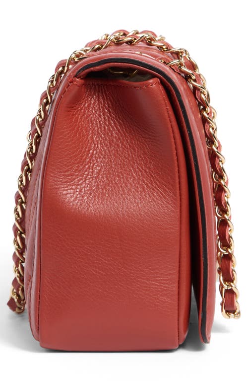 Valentino By Mario Valentino Auror Diamond Quilt Shoulder Bag In Brown
