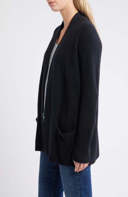 Caslonr Caslon(r) Open Front Cardigan In Black