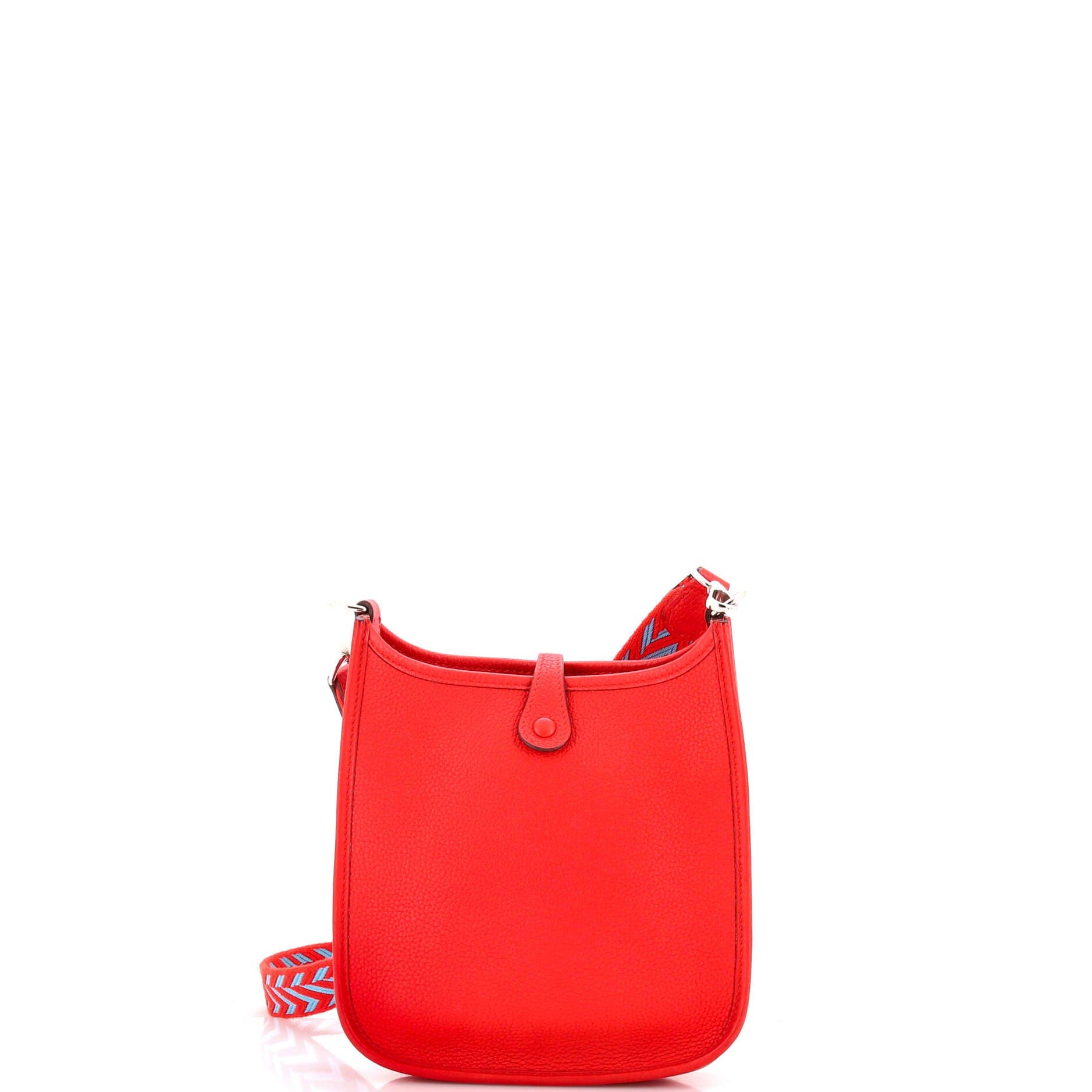 Pre-Owned Hermes Evelyne Bag Gen III Maurice TPM, Alternate, color, Rouge De Coeur