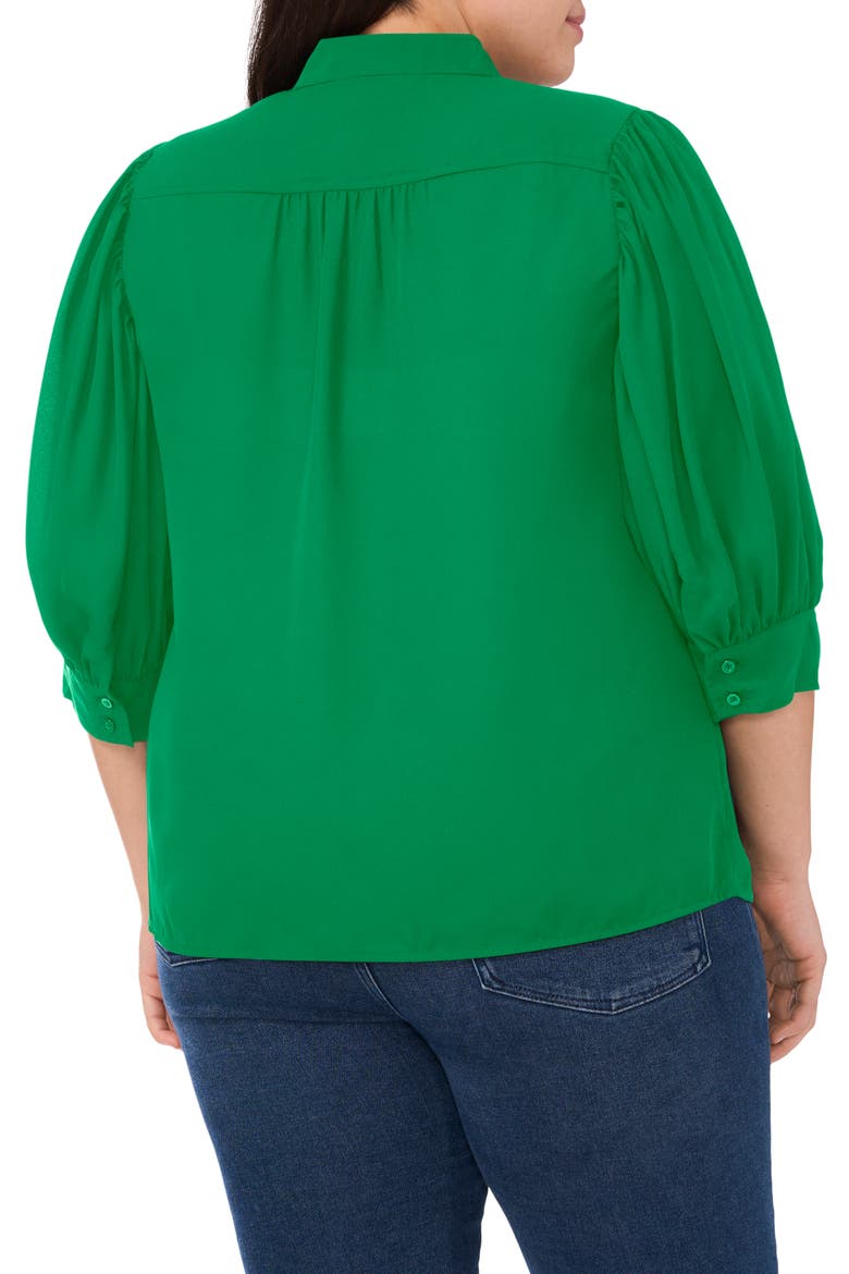 Hidden Placket Shirt, Alternate, color, GREEN