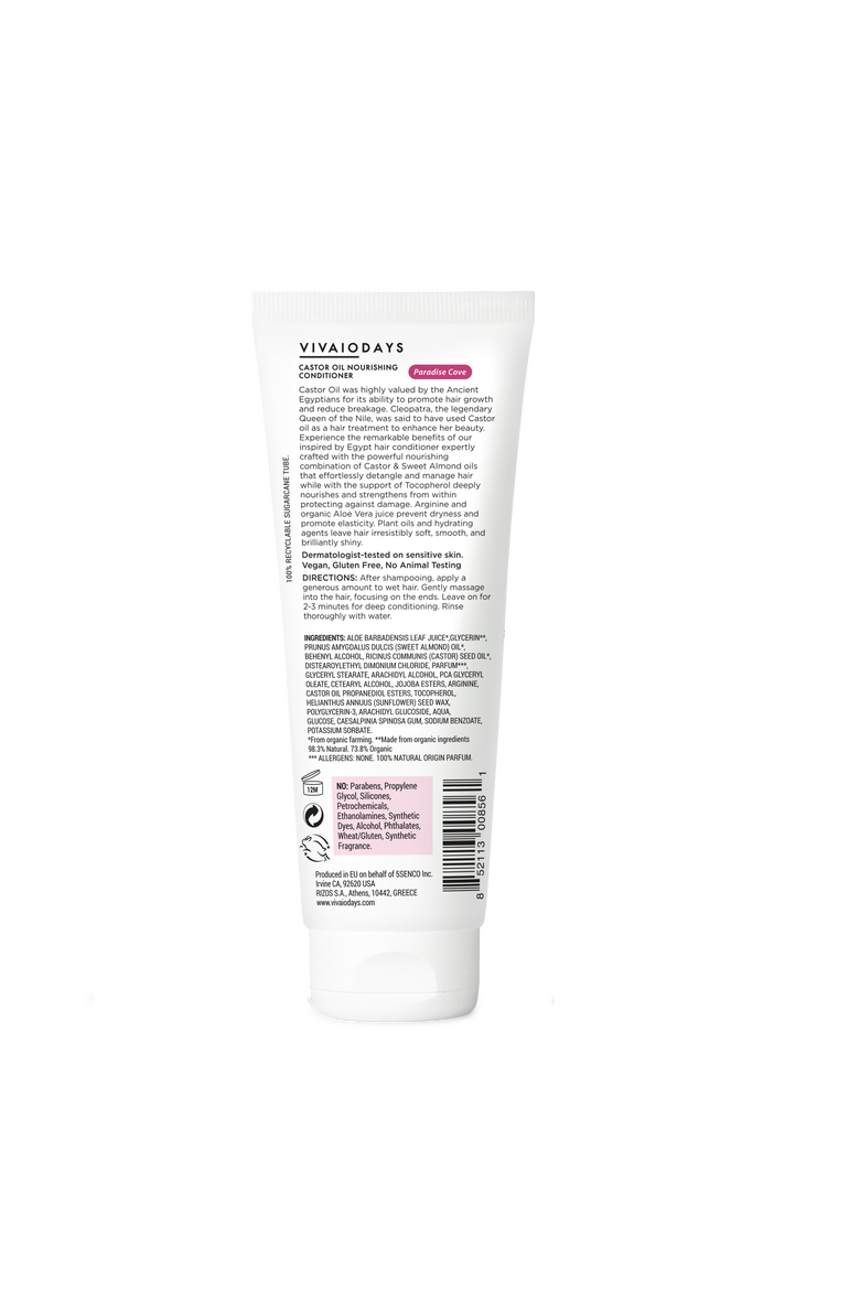 Castor Oil Nourishing Rinse-Off Conditioner, Alternate, color, White