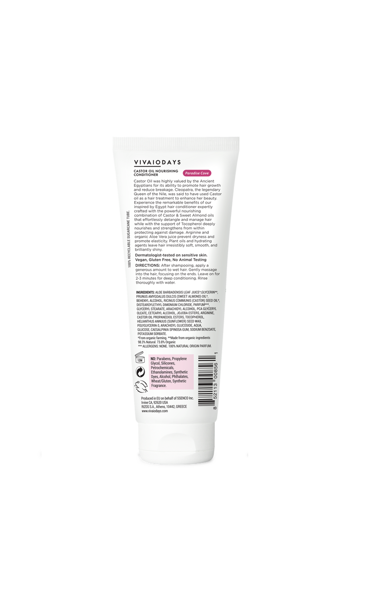 VIVAIODAYS Castor Oil Nourishing Rinse-Off Conditioner, Alternate, color, White