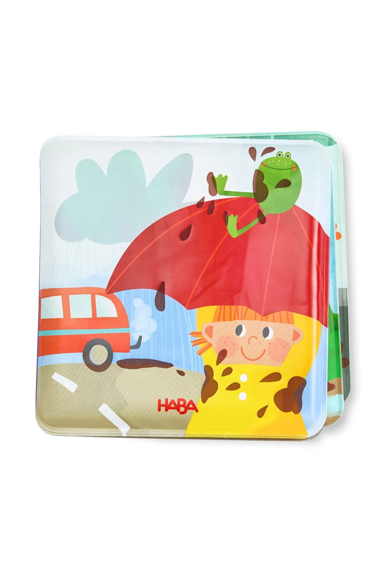 Magic Muddy Day Color Changing Bath Book, Main, color, Red Multi