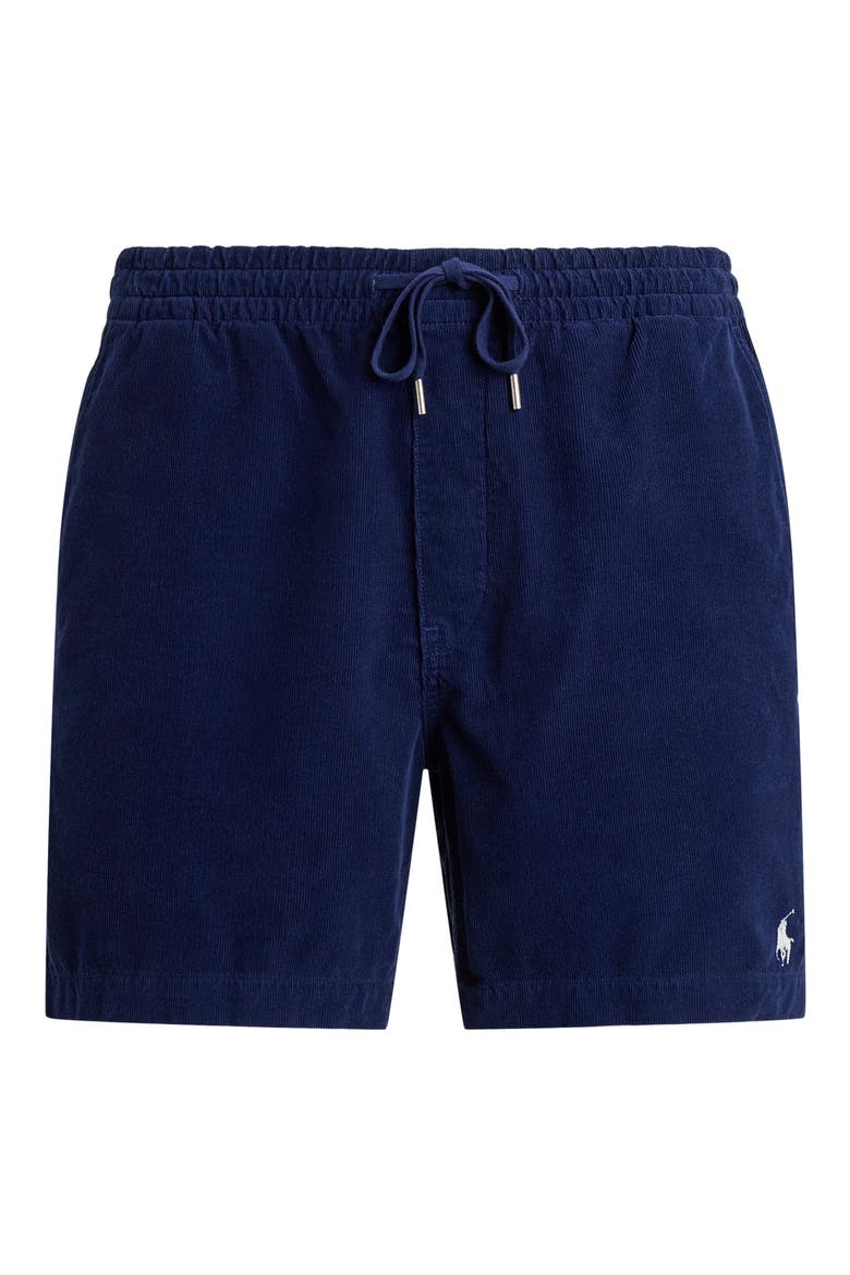Prepster 6-Inch Corduroy Drawstring Shorts, Alternate, color, NEWPORT NAVY