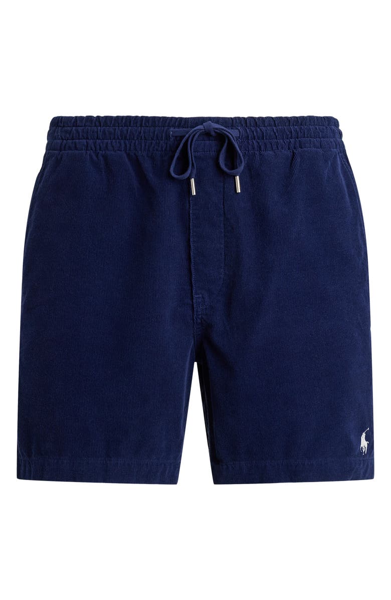 Polo Ralph Lauren Prepster 6-Inch Corduroy Drawstring Shorts, Alternate, color, Newport Navy