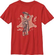 Toy Story 5 Boy's Toy Story 5 I Am Woody Badge Graphic T-Shirt