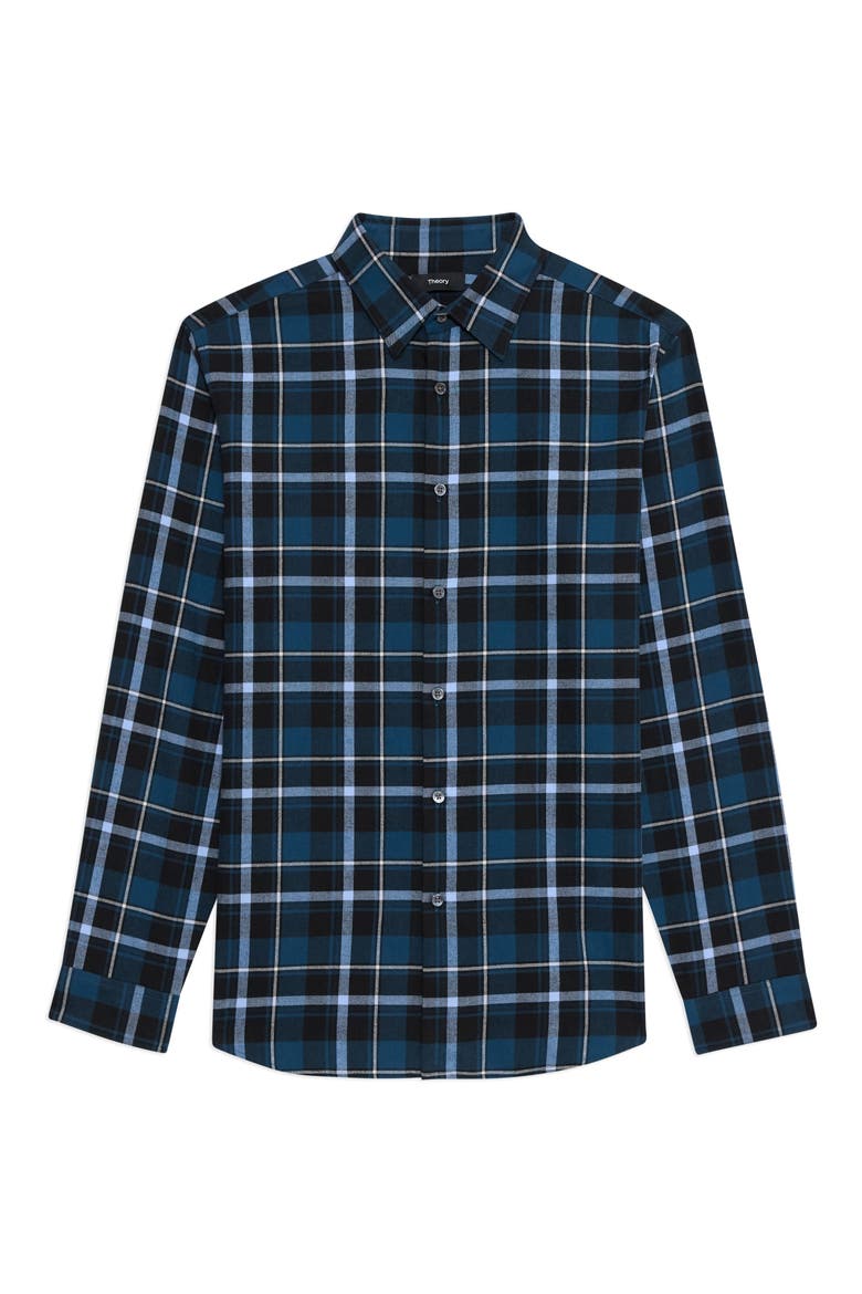Irving Medium Plaid Shirt, Alternate, color, BLUEBERRY MULTI - RTP