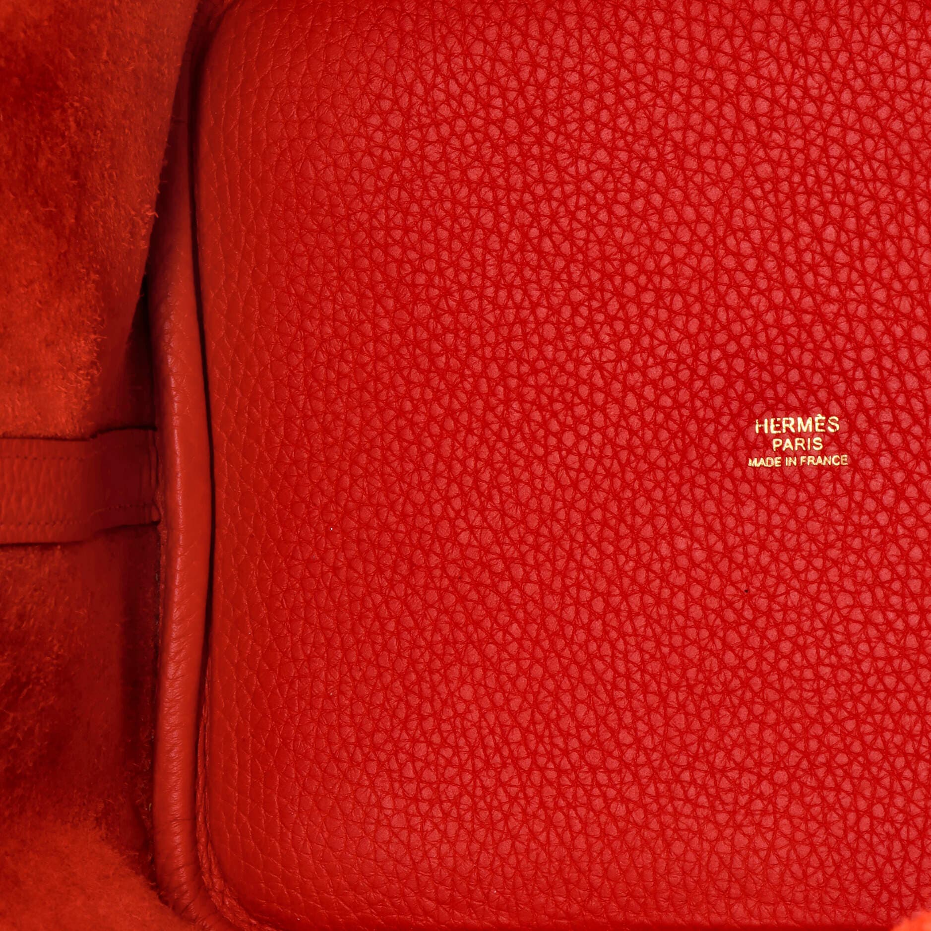 Pre-Owned Hermes Picotin Lock Bag Clemence MM, Alternate, color, Rouge De Coeur