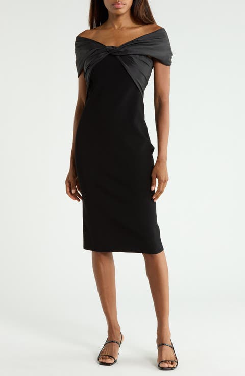 Mia Off-Shoulder Midi Dress