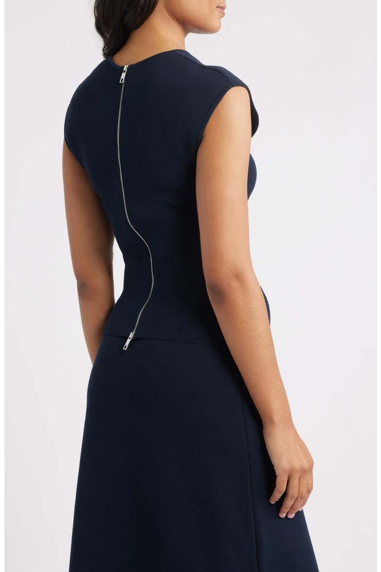 Farmera Zip Back Top, Alternate, color, DK BU