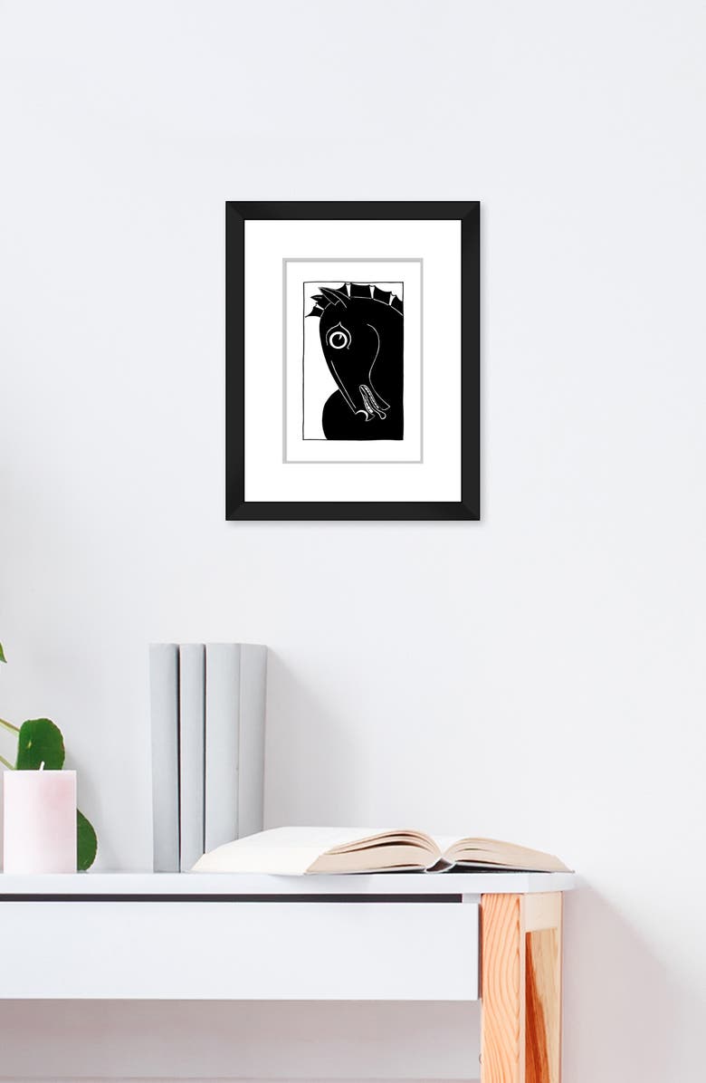 New Era Studios Chevaux D Homme II Framed Wall Art, Alternate, color, 