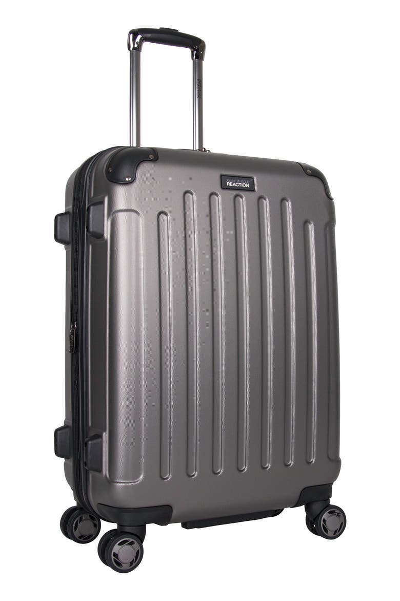 Renegade Lightweight Hardside Expandable Spinner Luggage, Alternate, color, SILVER