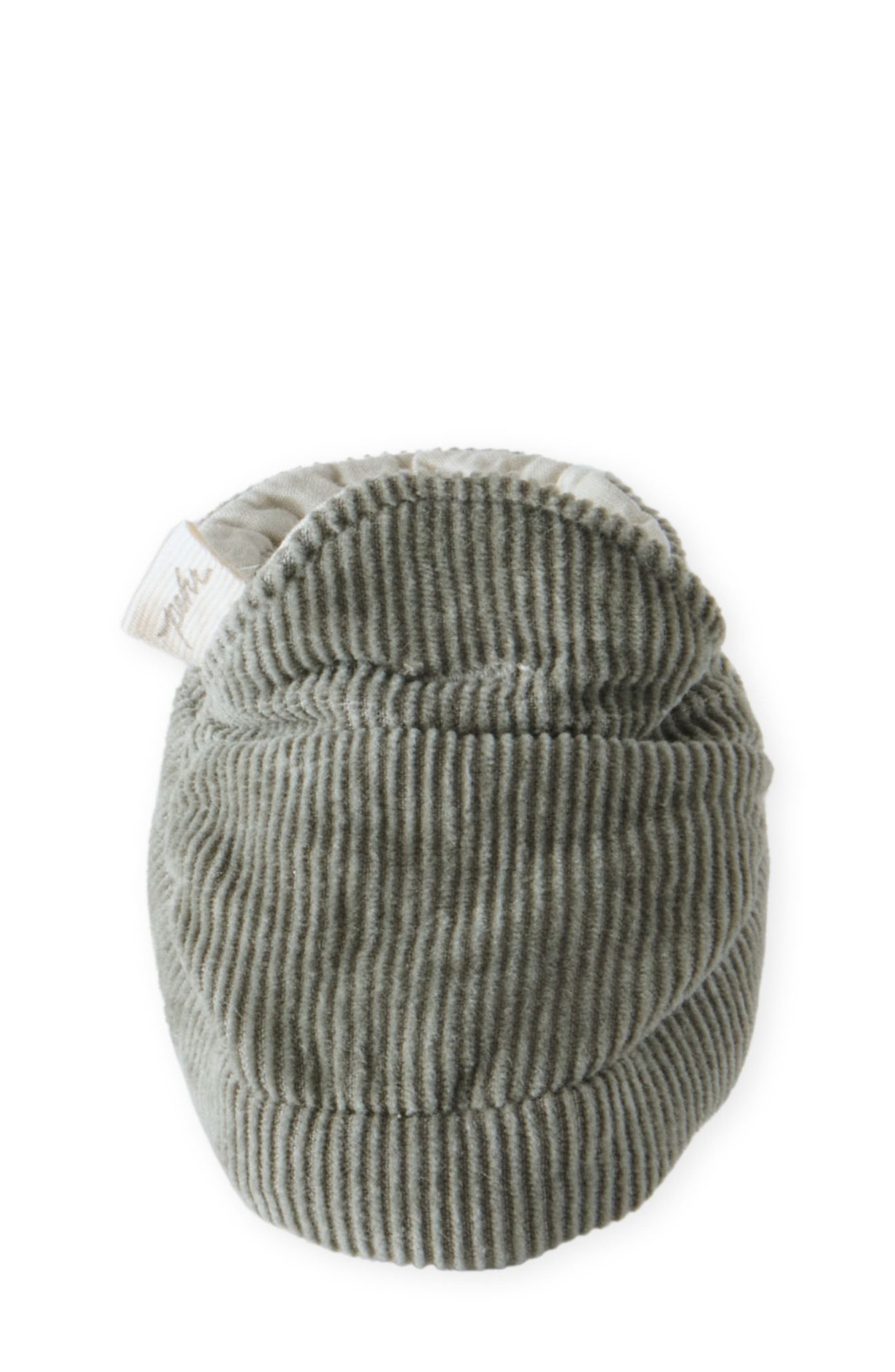 Organic Cotton Corduroy Bootie, Alternate, color, SAGE