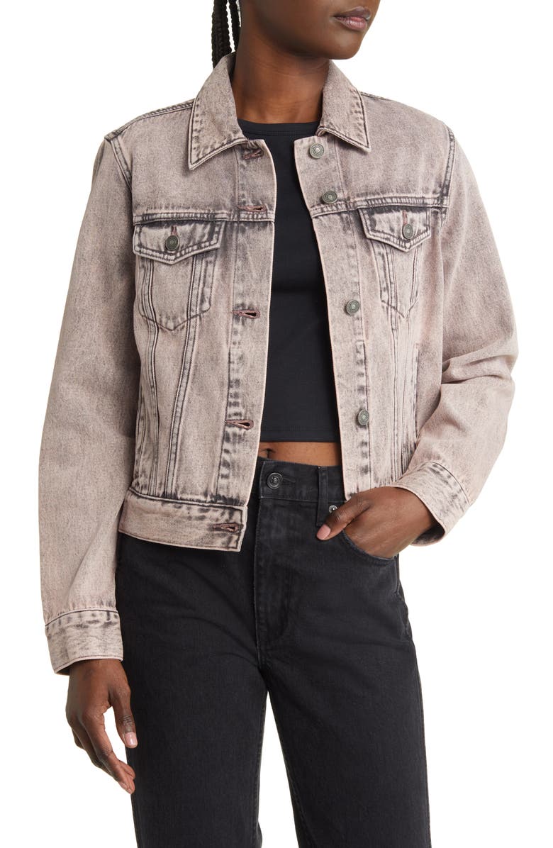 AllSaints Hay Denim Jacket, Main, color,