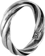 John Varvatos Men's Twist Band Ring