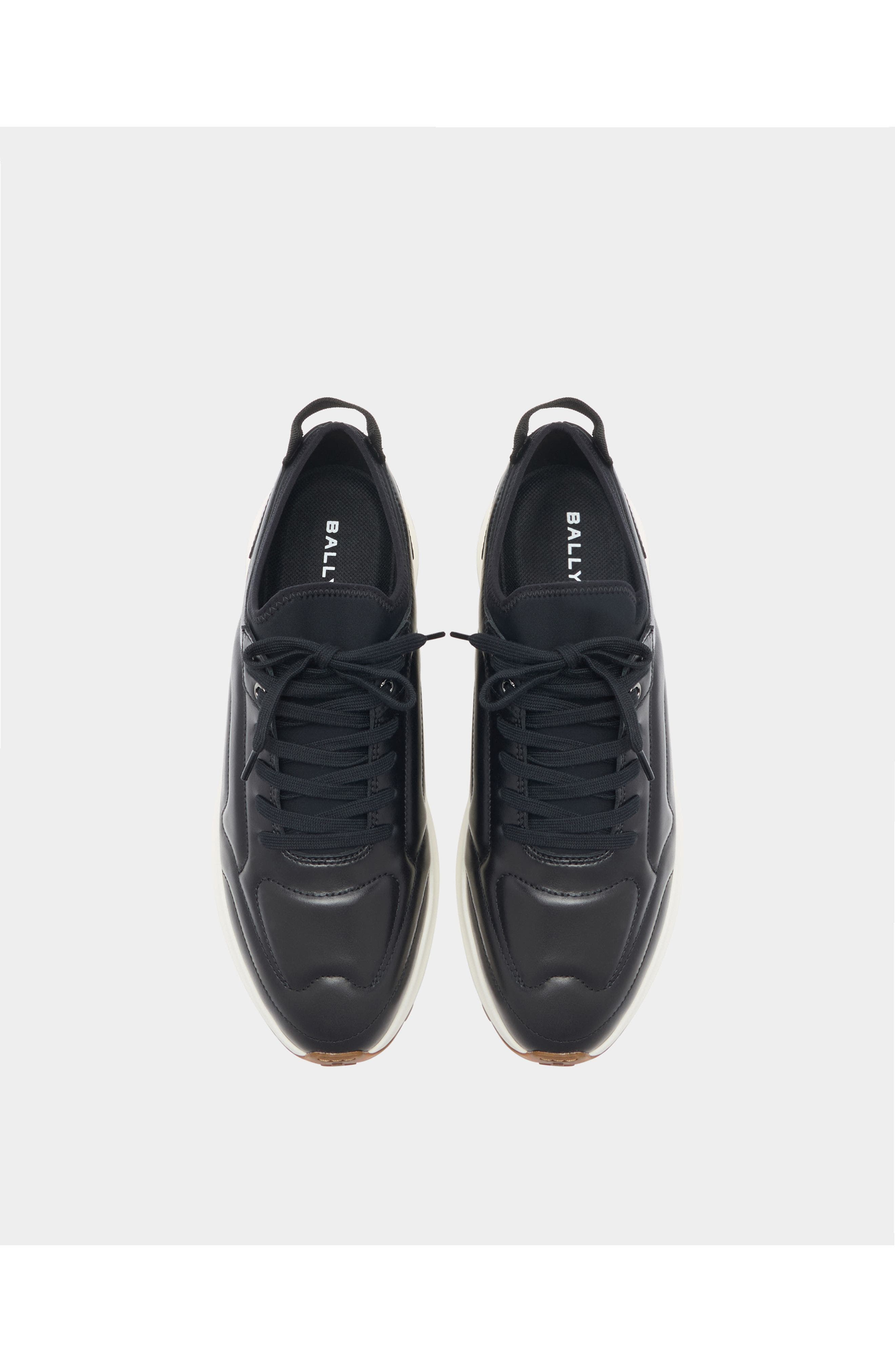 Bally Leather Outline Sneaker, Alternate, color, 