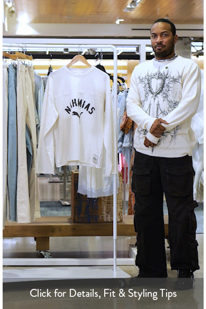x NAHMIAS Long Sleeve Cotton Graphic T-Shirt video