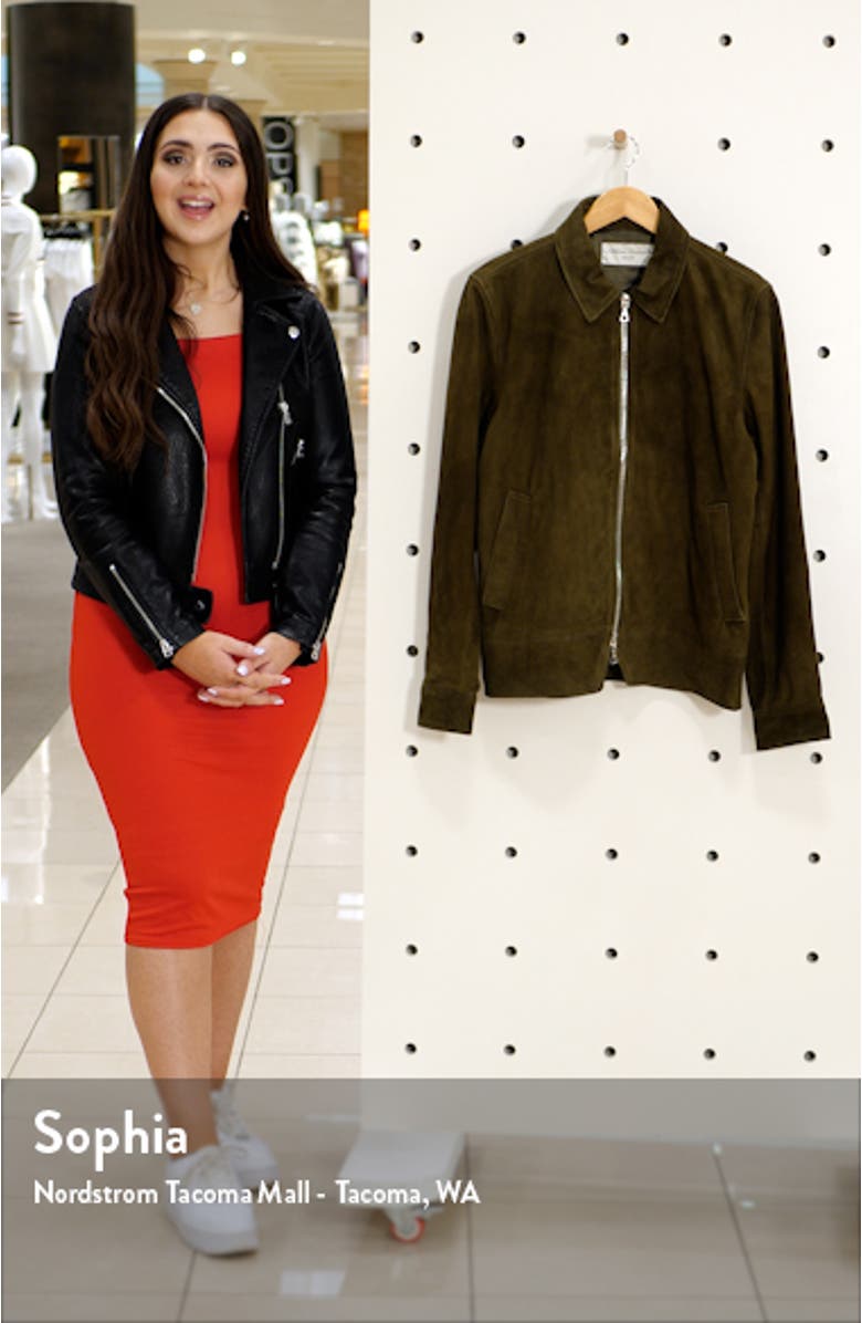 Rod Suede Bomber Jacket, sales video thumbnail