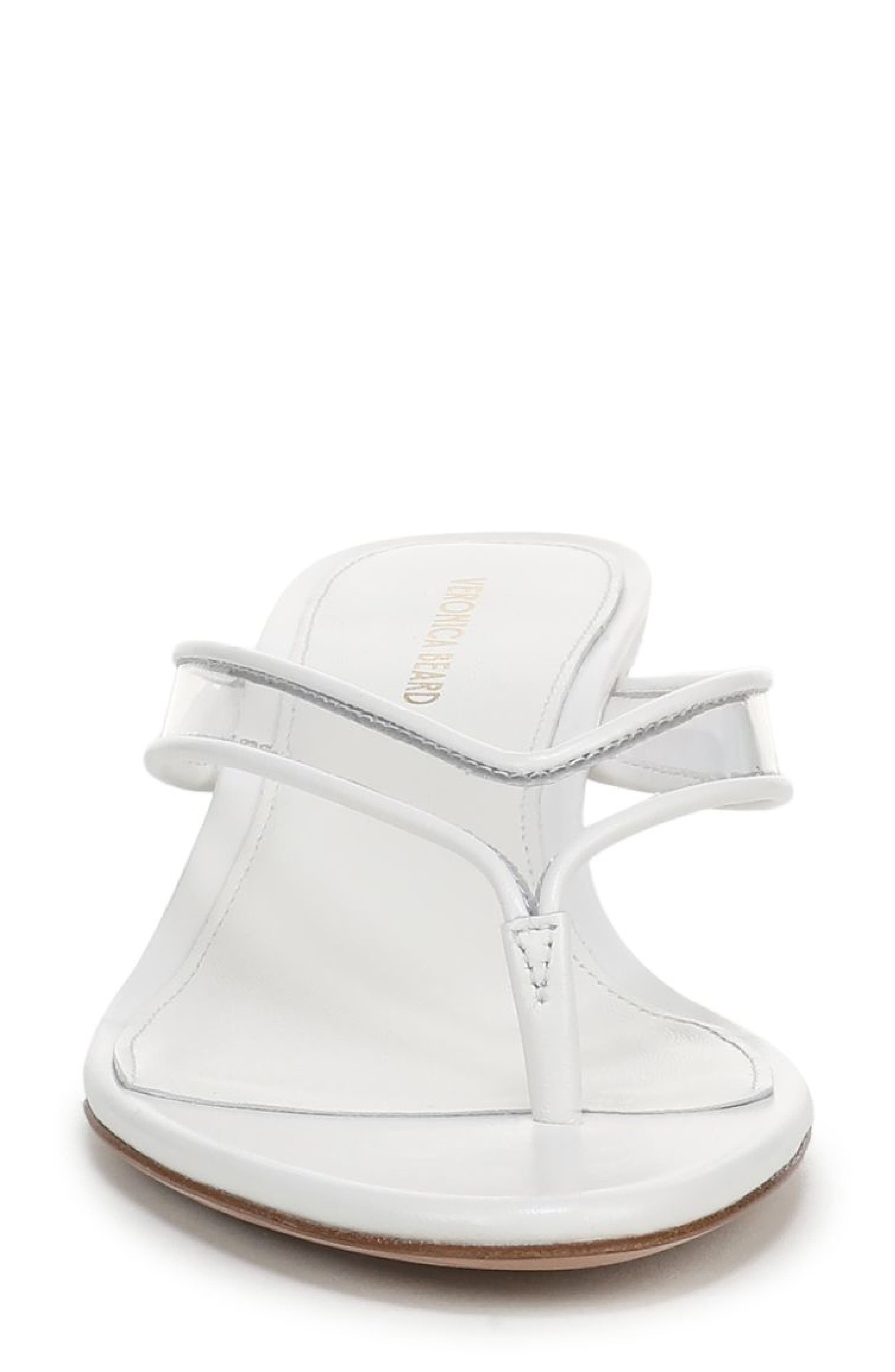 Clea Wedge Flip Flop, Alternate, color, CLEAR/ COCONUT