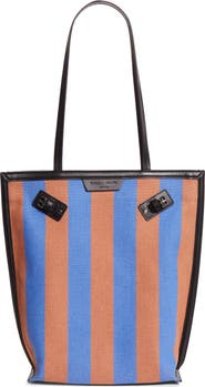 Proenza Schouler North/South Days Stripe Canvas Tote