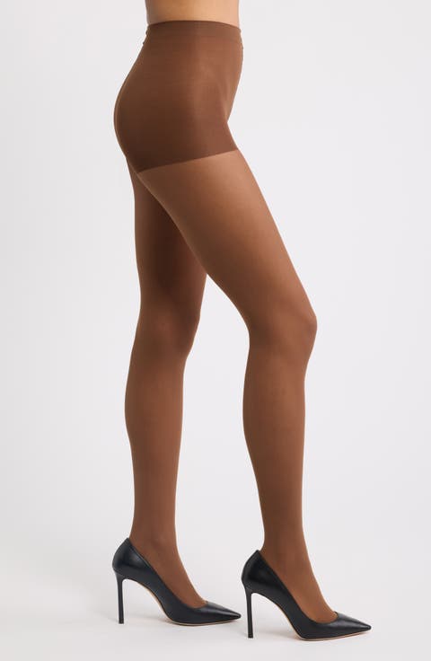 Sheer Control Top Tights