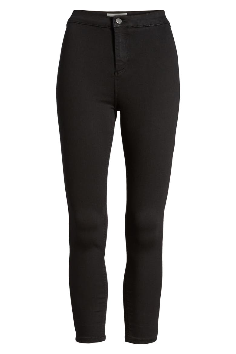 Joni High Waist Jeans, Alternate, color, BLACK