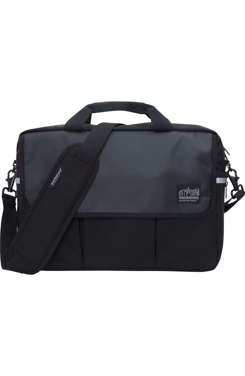 Manhattan Portage Webb Convertible Briefcase, Main, color, Black