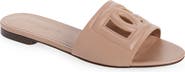 Dolce&Gabbana Bianca Interlock Slide Sandal