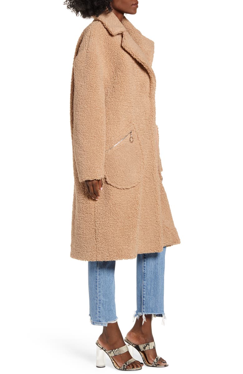 Mural Cozy Teddy Bear Coat, Alternate, color, 