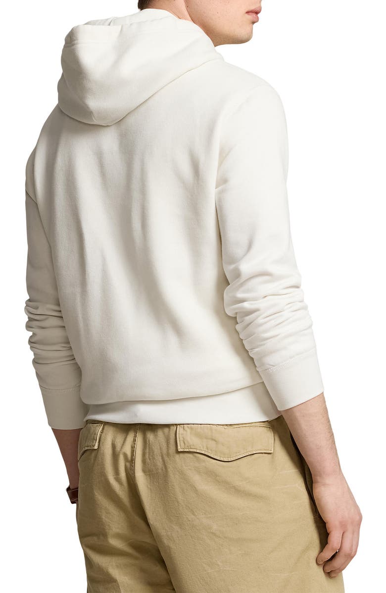 Polo Ralph Lauren Logo Appliqué Hoodie, Alternate, color, Nevis