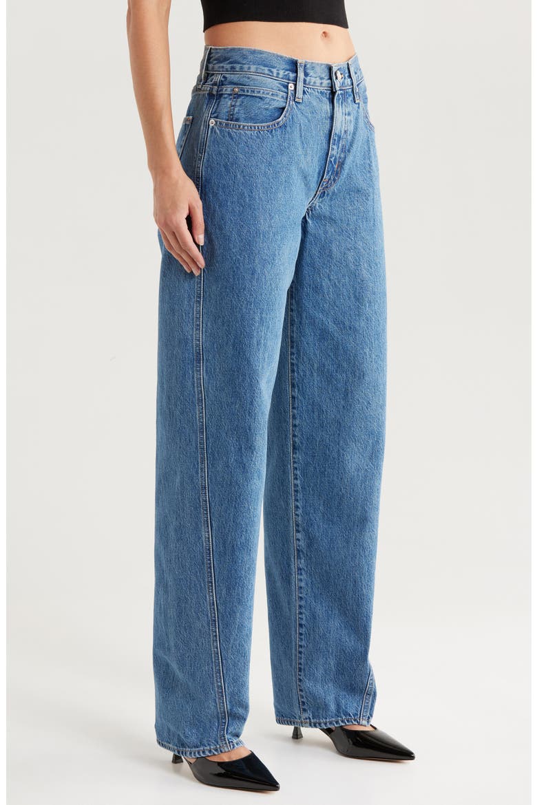 Tess Low Rise Wide Leg Jeans, Alternate, color, SATISFACTION
