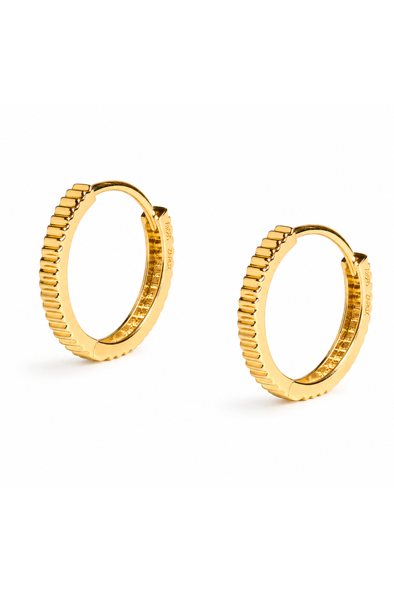 Golden Halo Hoops 2mm, Main, color, Yellow Gold