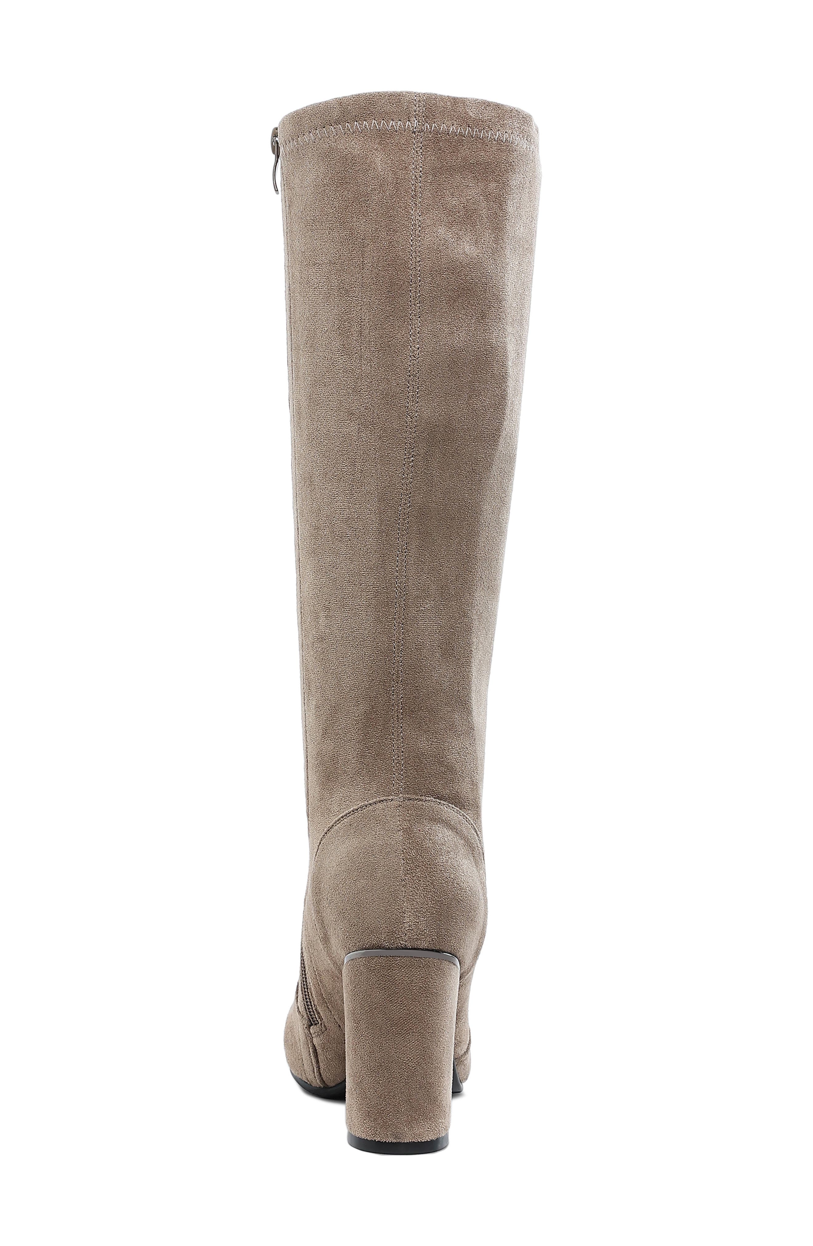 Saloniki Water Repellent Knee High Boot, Alternate, color, TAUPE