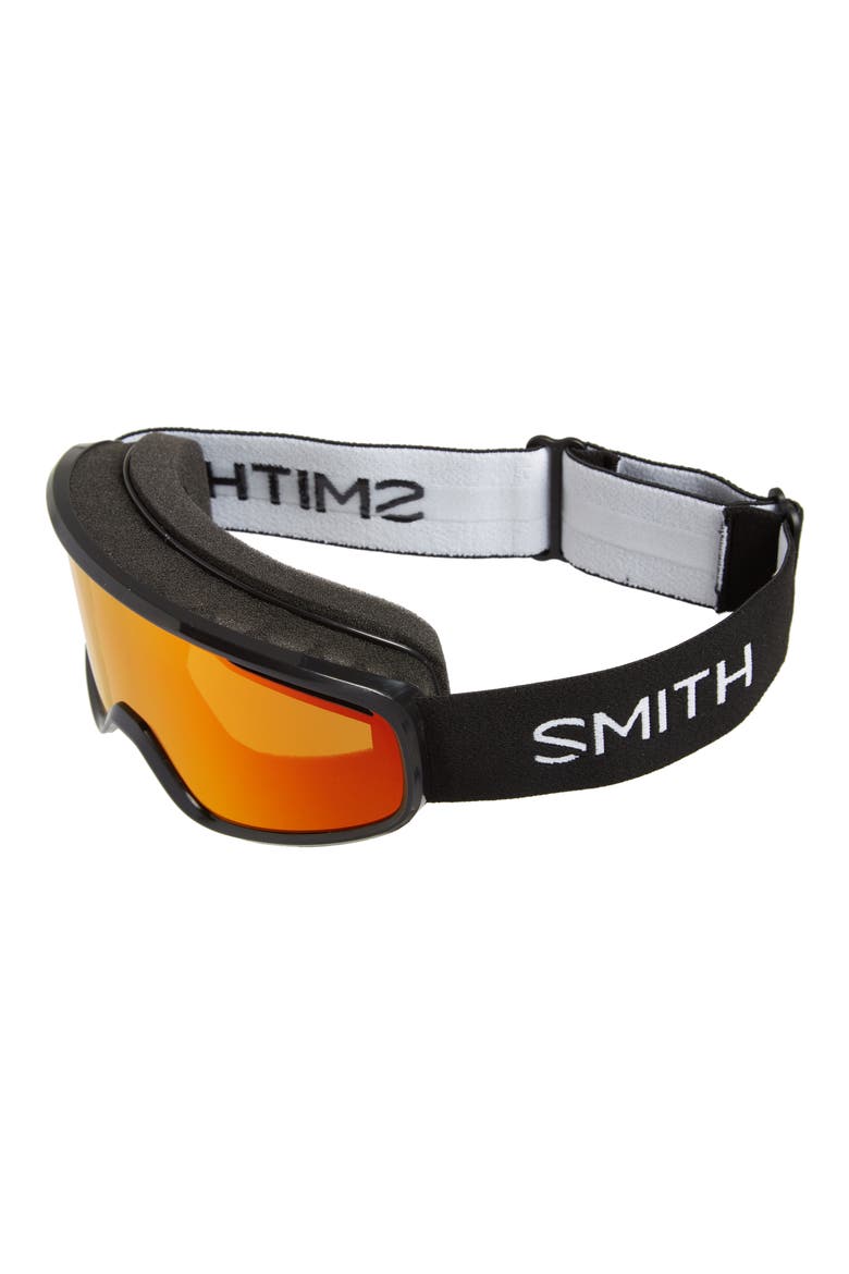 Vogue 185mm Snow Goggles, Alternate, color, BLACK/ RED SOL-X MIRROR