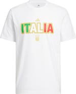 adidas Men's adidas White Italy National Team Jersey Hook T-Shirt