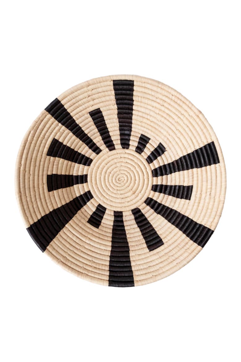 Large Warp Speed Basket, Main, color, Black & Natural Fiber