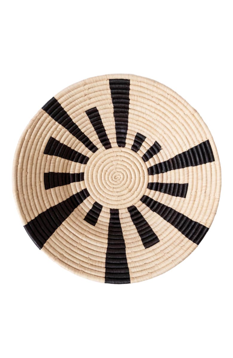 Maadili Collective Large Warp Speed Basket, Main, color, Black & Natural Fiber