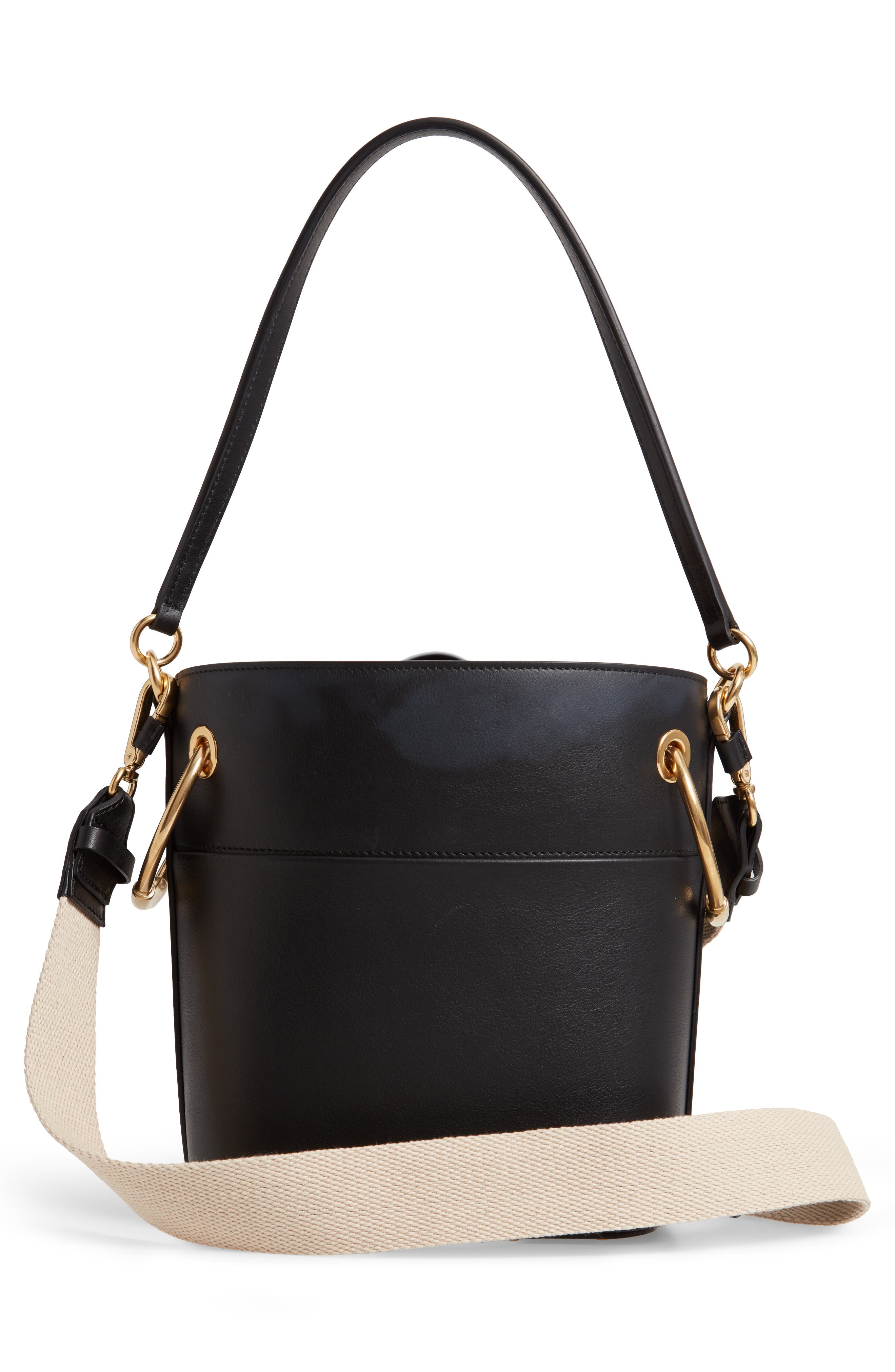 Chloé Roy Small Leather Bucket Bag, Alternate, color, 