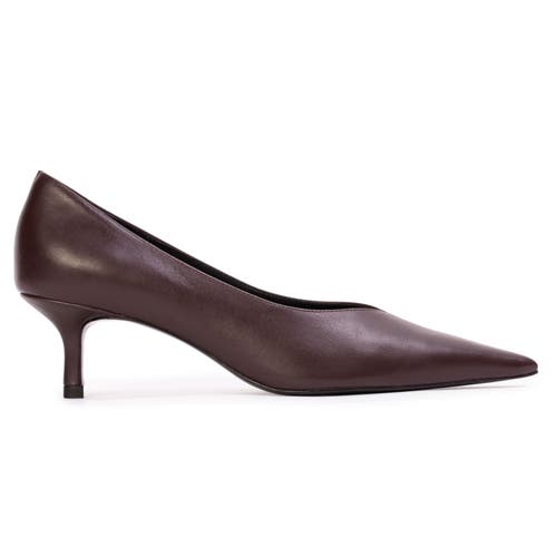 BLACK SUEDE STUDIO Briar 50 Leather Pump in Black Coffee Leather at Nordstrom, Size 39