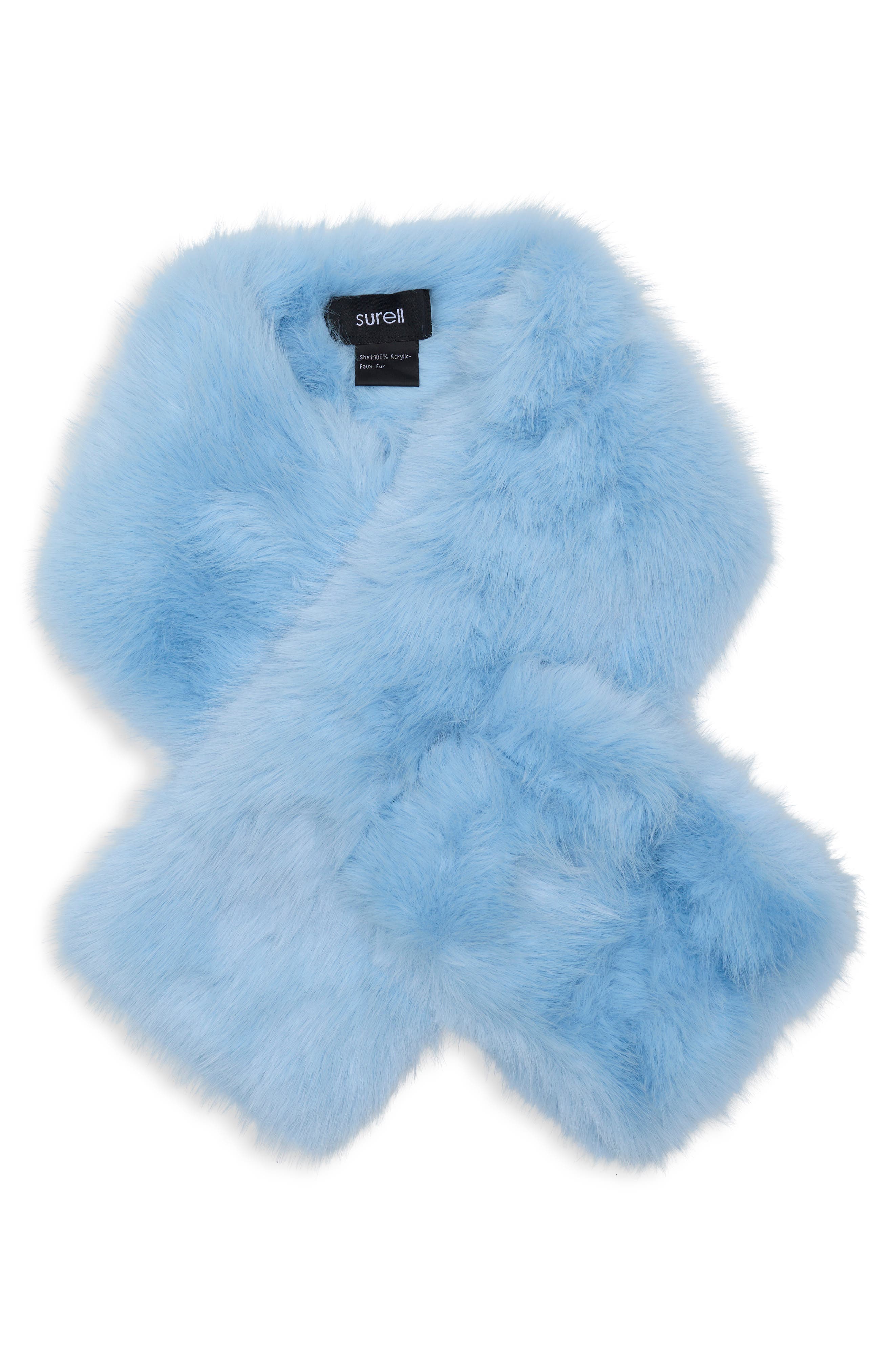 Faux Fur Eyelash Scarf
