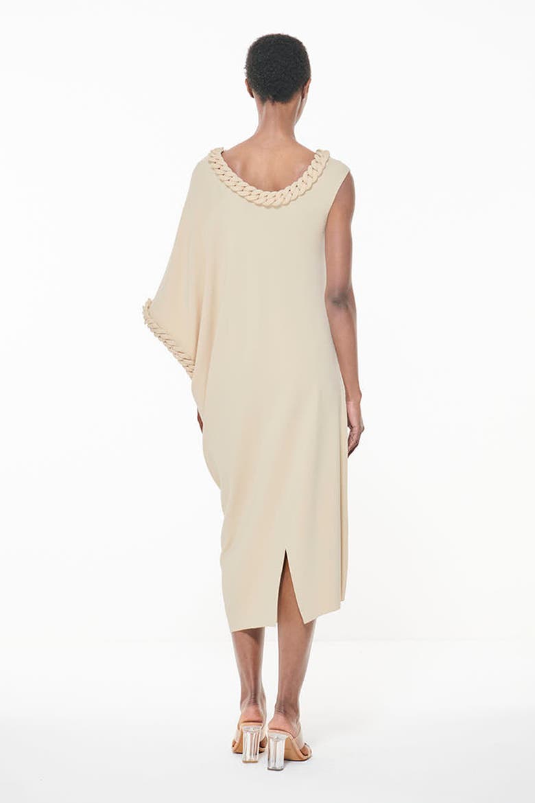 Knit Covered Chain Detail Dress, Alternate, color, Natural