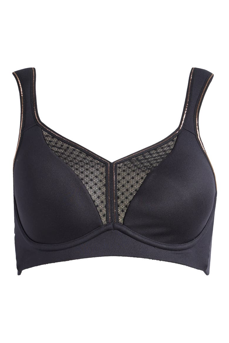 Harmony Underwire Sports Bra, Main, color, BLACK