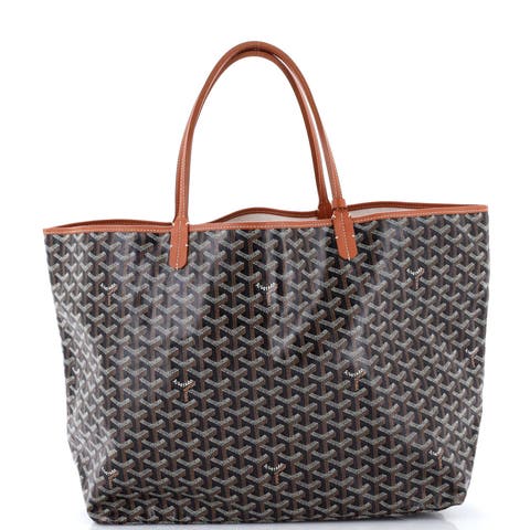 Saint Louis Tote Claire Voie Coated Canvas GM