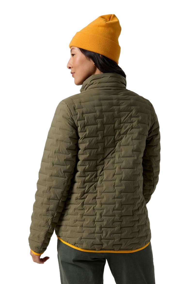 Peale Primaloft Stitch-Free Baffle Stretch Jacket - Women's, Alternate, color, Kalamata