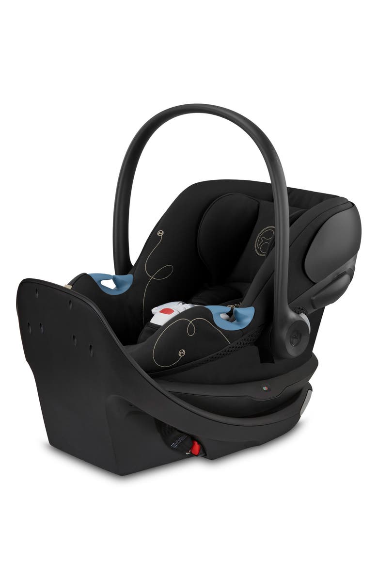 CYBEX Aton G Swivel Car Seat, Alternate, color, Moon Black