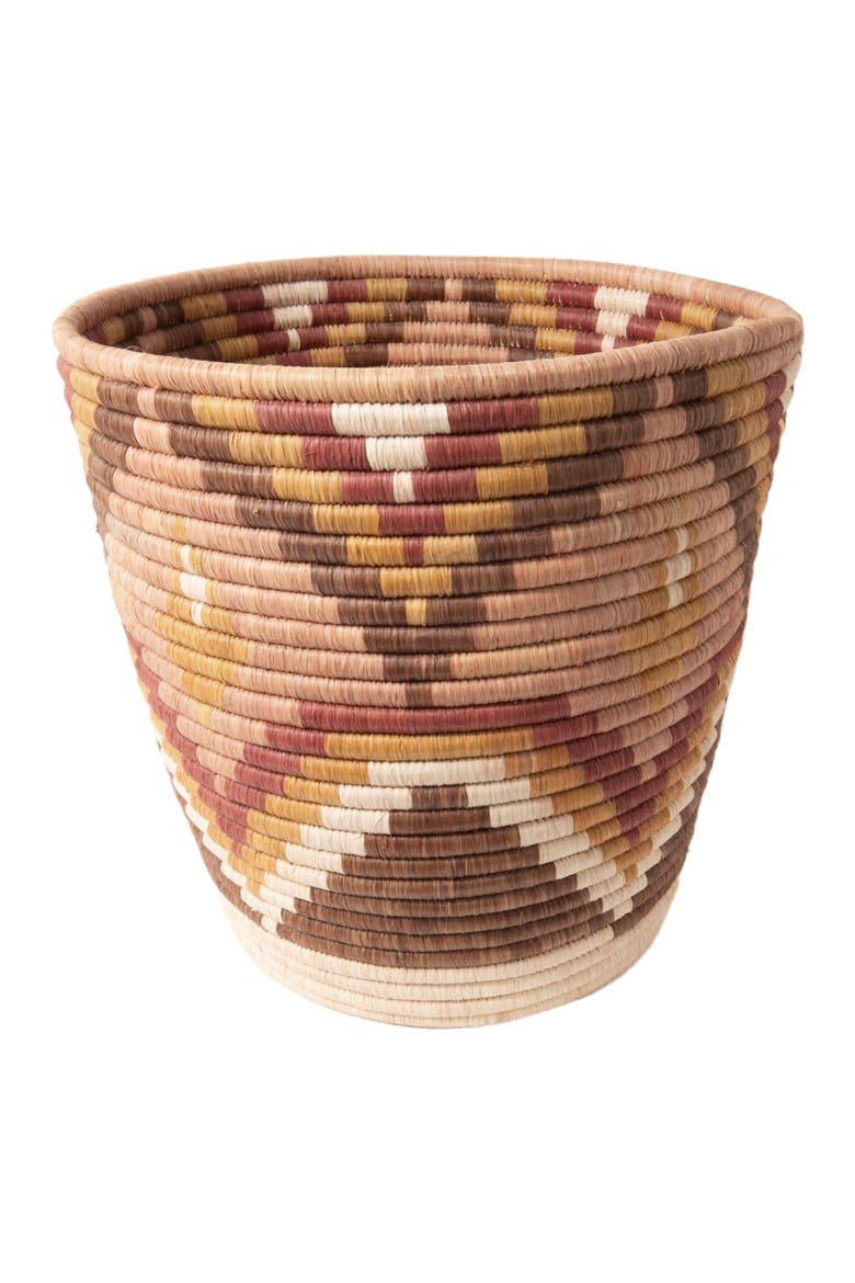 Diamond Bucket Basket, Main, color, Natural